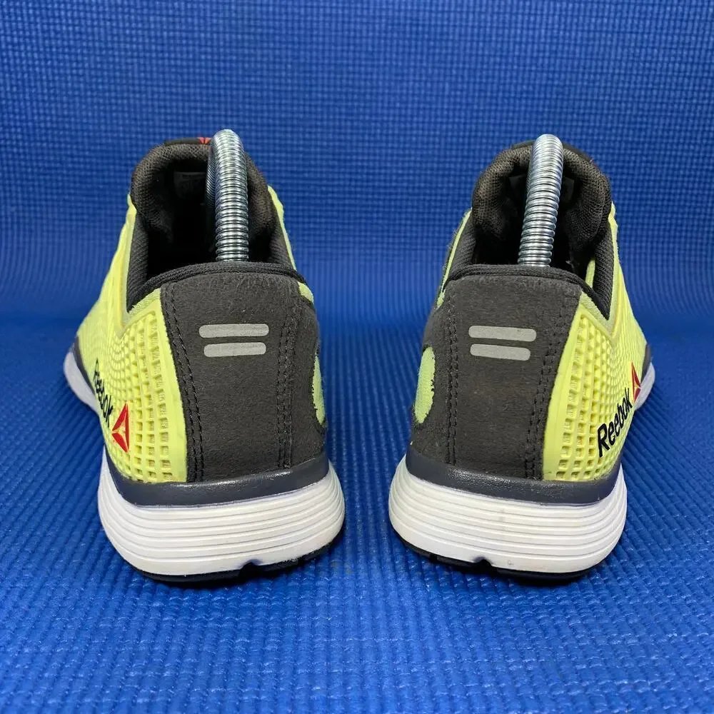 🔴 REEBOK Zquick TR Punch Women`s Size 9.5 Yellow Black Athletic Shoes V54728